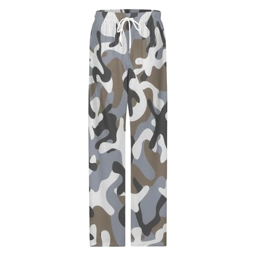 Pajama Pants for Man Woman Vintage Unisex Home Sleep Pants Sleepwear Prensents Forest Camouflage4