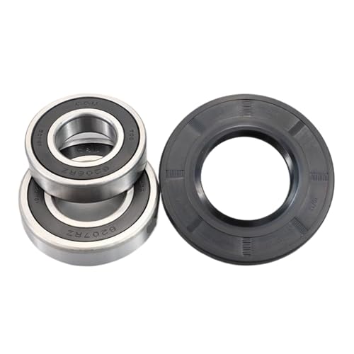 Drum Washing Machine Water Seal Bearings 6206 6207 (2 PCs) Oil Seal Ring