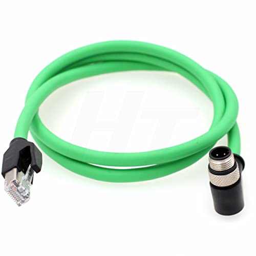 Cable Ethernet M12 a RJ45 Cat5e 3 m miniatura 5