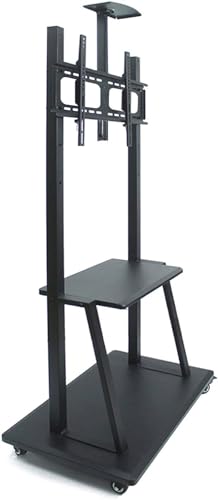 Soporte móvil para TV, carrito con ruedas ajustable para 32"-65"