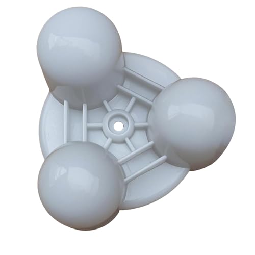 YWMJZEU Bola de Masaje Repuesto de Masajeador Profesional Mecanismo Giratorio Rodante Pieza de Reparación para Asiento Masaje Material PP Adecuado para Fisiot, Diámetro 9cm