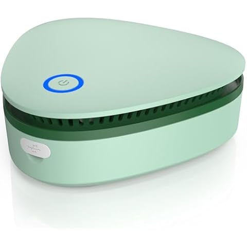 Mini Battery Powered 20mg/h Ozone Machine for Hunting Home Shoes cabinet Fridge Cat litter(green) Cover