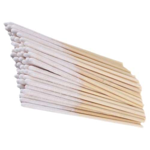 FOMIYES Makeup Cotton Swabs 60pcs Long Cotton Sticks for Facial Pads Ear Cleaning Disposable