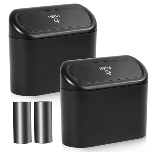 NBTEPEM Car Trash Can with Lid