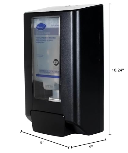 Image of Diversey IntelliCare Manual Hand Hygiene Dispenser, Black