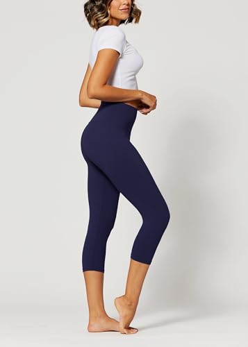 Image of Conceited High Waist Leggings in Shorts, Capri and Full Length - Buttery Soft - 3 inch High Waistband - Regular and Plus Size