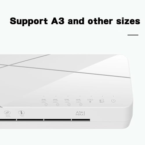 Plastifieuse A3 commande tactile avec système de libération ABS rapide