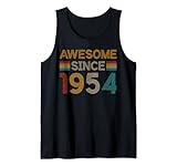 Photo Gallery awesome since 1954 70 anni 70 ° compleanno divertente retrò canotta Photo Gallery awesome since 1954 70 anni 70 ° compleanno divertente retrò canotta