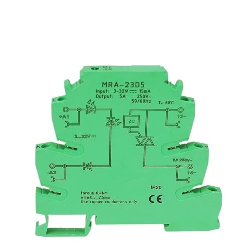 Relais Statique 5A à commutation silencieuse et longue durée MRA-23D5 input multi-tension - 2