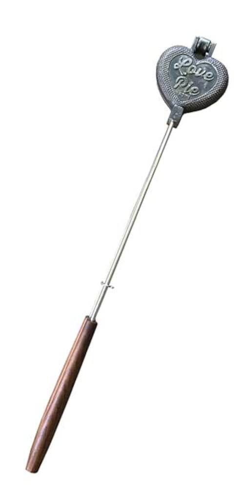 Stonebridge Mall Cast Iron Love Pie Pie Iron for Outdoors, Backyard, Campfire, and Fire Pits