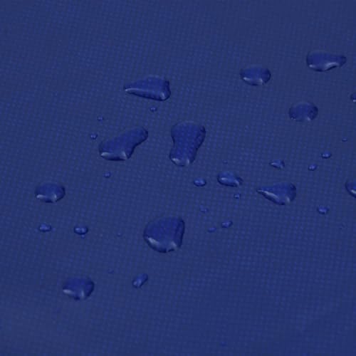 vidaXL Abdeckplane, Plane Abdeckung Reißfest Wasserfest, Schutzplane UV-Beständig Schimmelbeständig, Schutzhülle Zeltplane, Blau 3x4m 650 g/m²