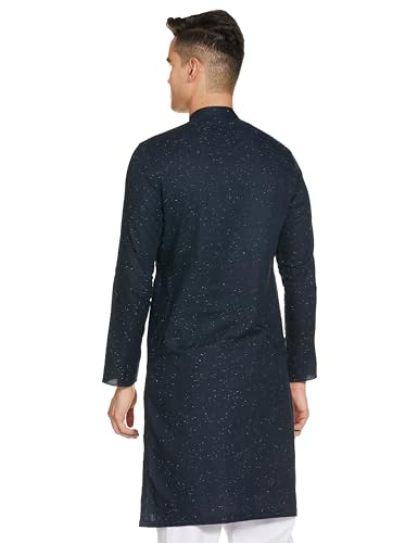 Image of Manthan Cotton Solid Kurta for Men