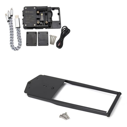 Supporto per navigatore per moto Per Yamaha Per TRACER 900 9 GT 2021 Parti per moto per navigazione per telefono per supporto per caricabatterie Per USB12MM Set