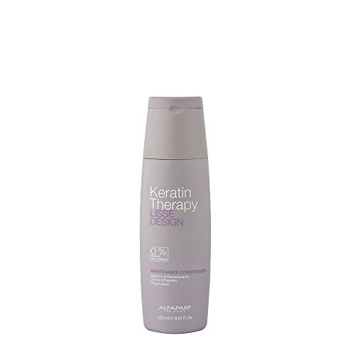 ALFAPARF MILANO Lisse Design Keratin Therapy Maintenance Keratin Conditioner - Enhances Professional Keratin Straightening Treatment - Sulfate Free - Keeps Hair Smooth and Straight - 8.45 Fl Oz