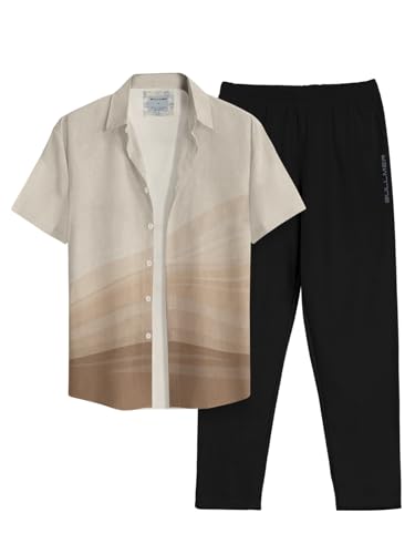 Image of BULLMER Clothing Set with Trendy Shirt & Pants Co-ords for Men