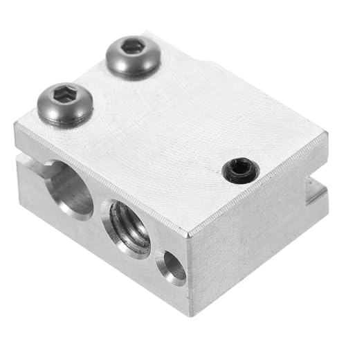 iplusmile Heating Aluminum Block for Printer Printer Parts Hot End Heater Block Aluminum Heating Printing Accessories