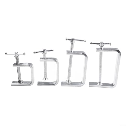 Pince en C de menuiserie, lot de 2 outils de serrage en alliage d'acier pour vos ateliers - 3