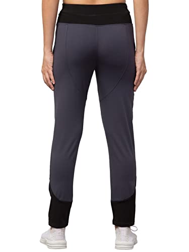 Image of BLUECON Women's Slim Fit Polyester Trackpants (Combo Pack of 2)