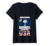 Barnwell South Carolina SC Barnwell County Souvenir V-Neck T-Shirt