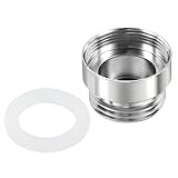 Photo Gallery unifizz g1/2 maschio a m22* 1.0 femmina adattatore rubinetto, aeratore cromato raccordo raccordo per tubo da giardino filtro acqua, argento Photo Gallery unifizz g1/2 maschio a m22* 1.0 femmina adattatore rubinetto, aeratore cromato raccordo raccordo per tubo da giardino filtro acqua, argento