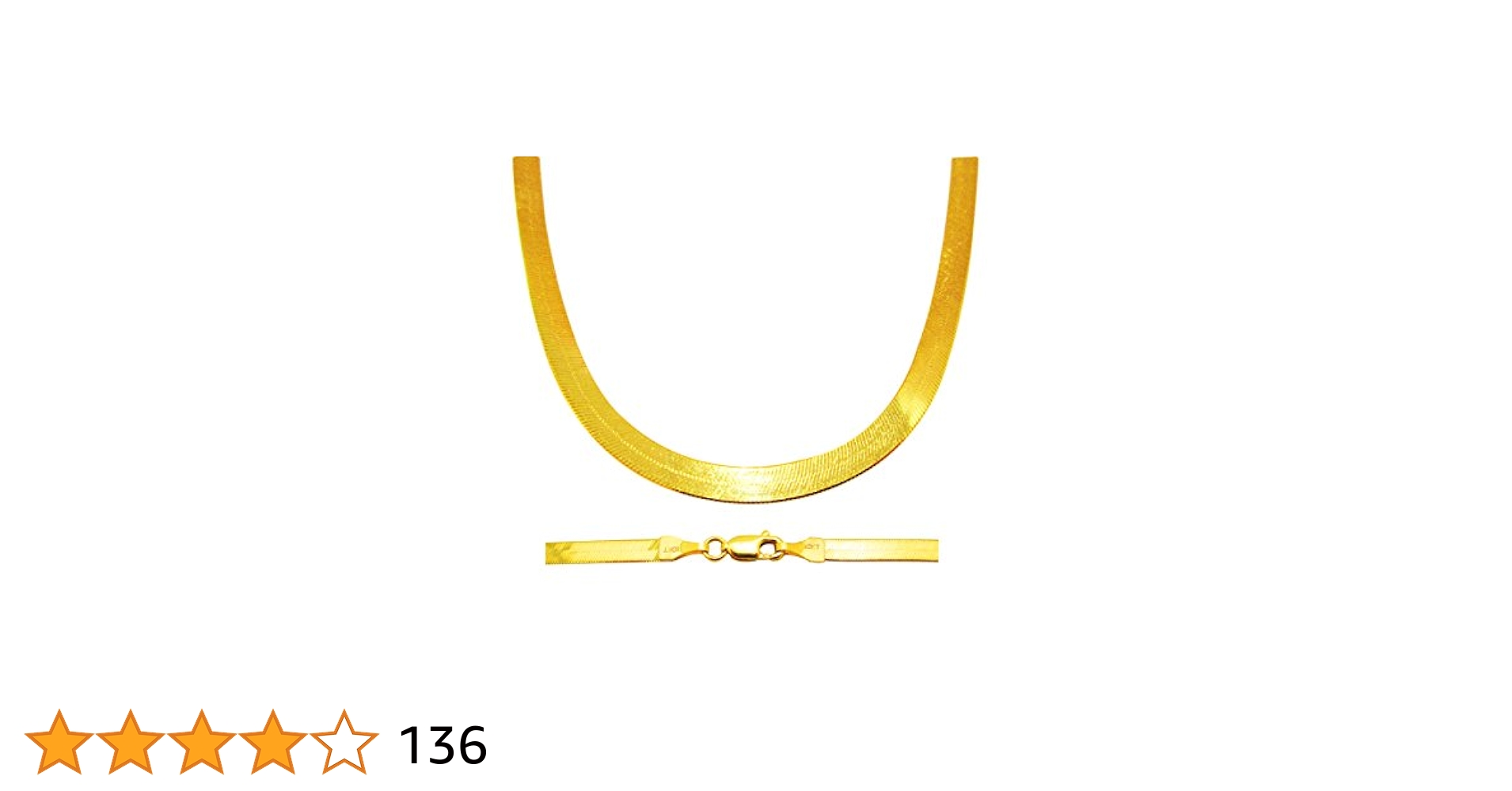 10k gold herringbone chain 2025