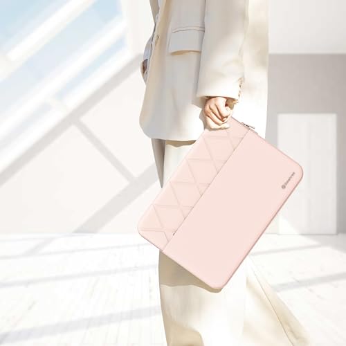 Image of Smatree Laptop Sleeve for 13.6 inch MacBook Air M4 2025 /2024 M3 A3113 | for 13.6 inch MacBook Air 2022 M2 A2681,13.3 inch MacBook Pro M2 2022 /M1 2020-2016 A2338,MacBookAir M1 2020-2018,Pink(E411P)