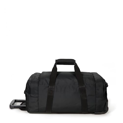 Eastpak Leatherface S + Bagaż na kółkach, 55 x 34 x 26 cm, 41 L - Black (Czarny)