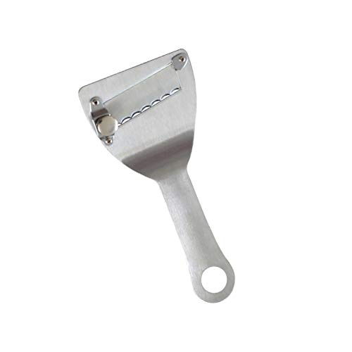 Casiz Zesteur d'agrumes et râpe à fromage, râpe à fromage et zesteur de citron en forme de lame en acier inoxydable Poignée confortable pour le gingembre, la noix de muscade, les légumes, les fruits