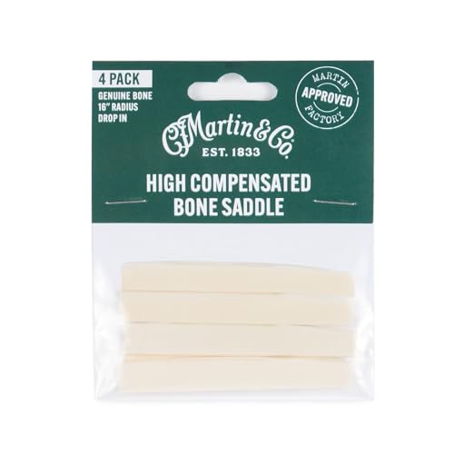 Martin High Compensated Bone Saddle &ndash; 4-Pack