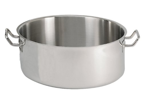 De Buyer - 3444.60N - Casseruola bassa con 2 maniglie senza coperchio - 60 cm