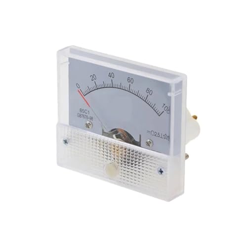85C1 100uA DC ampèremètre à pointeur - Compteur mécanique individuel haute visibilité