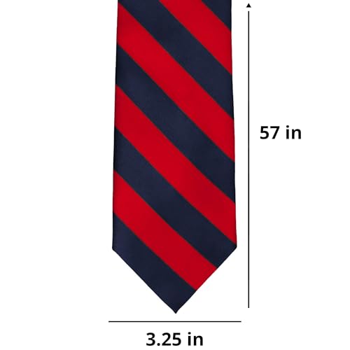 Image of tiemart Men's Striped Tie Standard Length