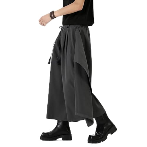 Hakama homme style japonais et pantalon large traditionnel samouraï chic
