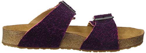 Image of HAFLINGER Andrea Elegant Leather Sandals with Rubber Sole and Cork Latex Footbed Unisex