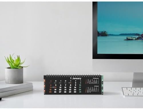 イノベーター 2026年 カレンダー 卓上 スリム 黒