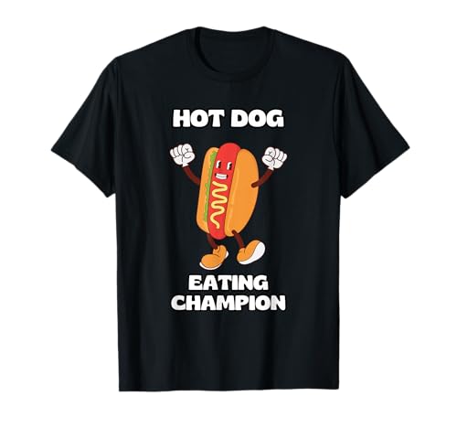 Campeón De Comer Perritos Calientes Camiseta