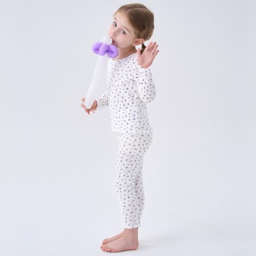 Image of pureborn Baby Pajamas Set Toddler Snug Fit Cotton Sleepwear 2pcs 12M-7Y