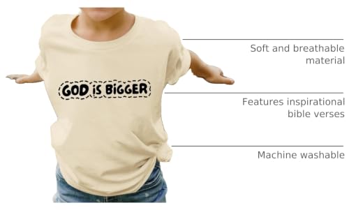 Image of Sulayesh Girls Cute Christian Shirts Jesus God Faith Bible Verse Tshirt for Kids Religious Inspirational Graphic Tees Tops