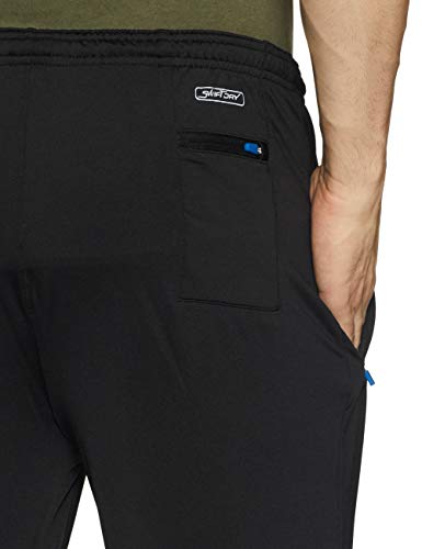 Image of Van Heusen Men's Regular Fit Mid Rise Active Sports Swift Dry Trackpants - 4 Way Stretch, Lightweight