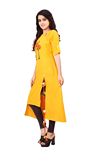 Image of Leriya Fashion Women's Cotton Anarkali Kurta