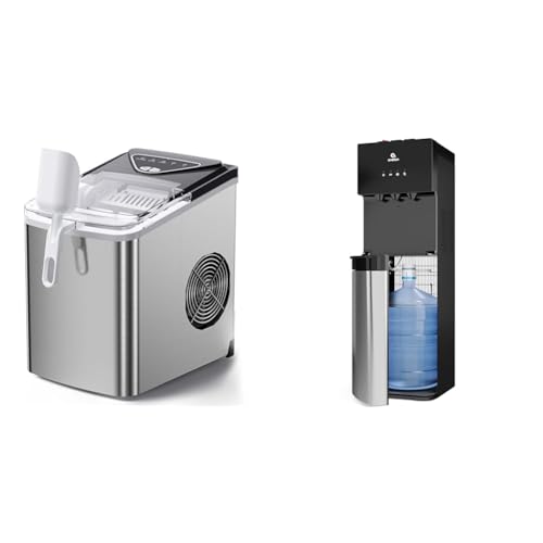 Silonn máquina de hielo 26 lbs diarias 9 cubos en 6 min miniatura 1