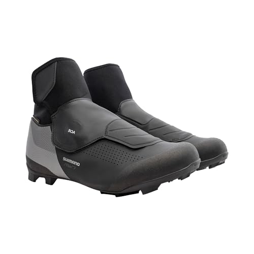 SHIMANO SH-MW702 Men’s Waterproof Winter Mountain Bike Shoe, Black, 10-10.5 Men (EU 45)2