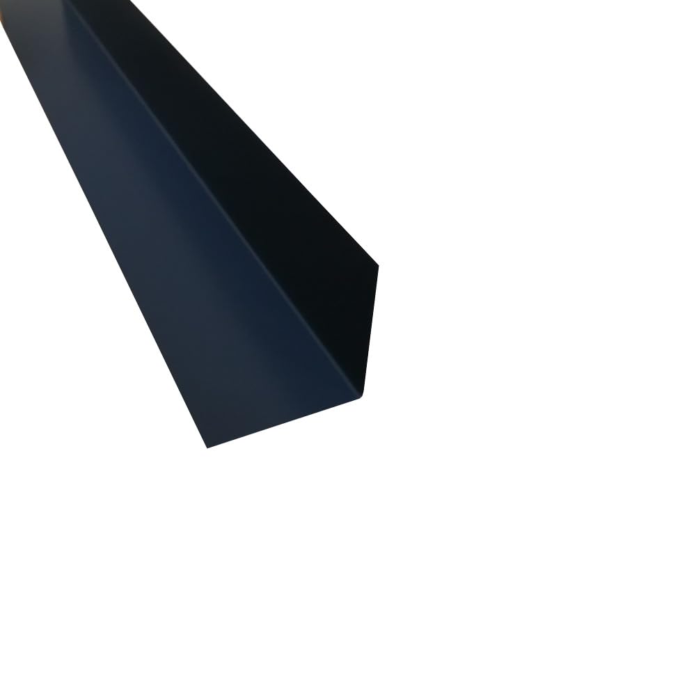 Alu Winkelprofil Innen Anthrazitgrau farbig beschichtet L-Profil RAL 7016 Dekor Innen, Größe: 2000 mm, Stil: 20 x 20 mm