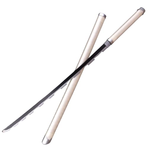 Image of Offo Demon Slayer Inosuke Wooden Katana | 100CM Life-Size Anime Sword | Wooden Replica for Cosplay, Martial Arts, Home Decor & Gifts | Ideal for Anime Fans, Kids & Collectors