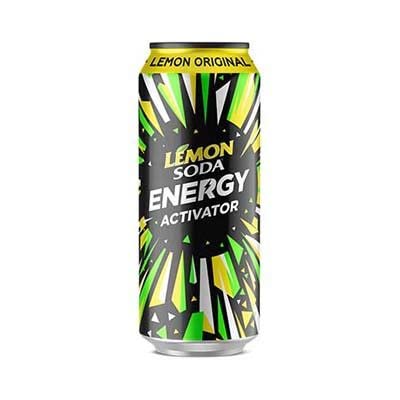 Lemonsoda Energy Activator Lemon Original 33 cl (6 Lattine)