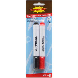 SupertitePermanent Markers Pack of 2