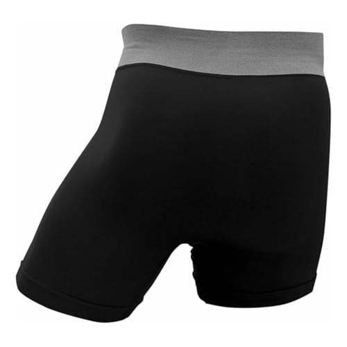 Men's Long Boxer Soft Fabric Comfortable Microfiber 12 Pieces, Red, Black, Brown, Blue, Navy Blue, Beige, Talla única4