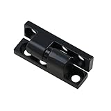 Eckscharnier aus Zinklegierung for industrielle Elektroinstrumente und Blechschranktüren, 1 Stück(Black)