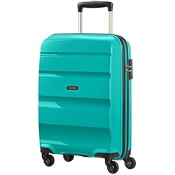 American Tourister - Bon Air - Spinner Equipaje de mano 55 cm, 32 L, Azul (Deep Turquoise)