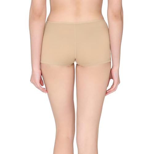 Image of Lavos Boy Shorts for Women, Bamboo Cotton Underwear for Womens, Girls Boys Short Pants for Regular Wear, Mid Waist Soft Elasticated Boxer Briefs, Long Boyshorts Panties for Ladies